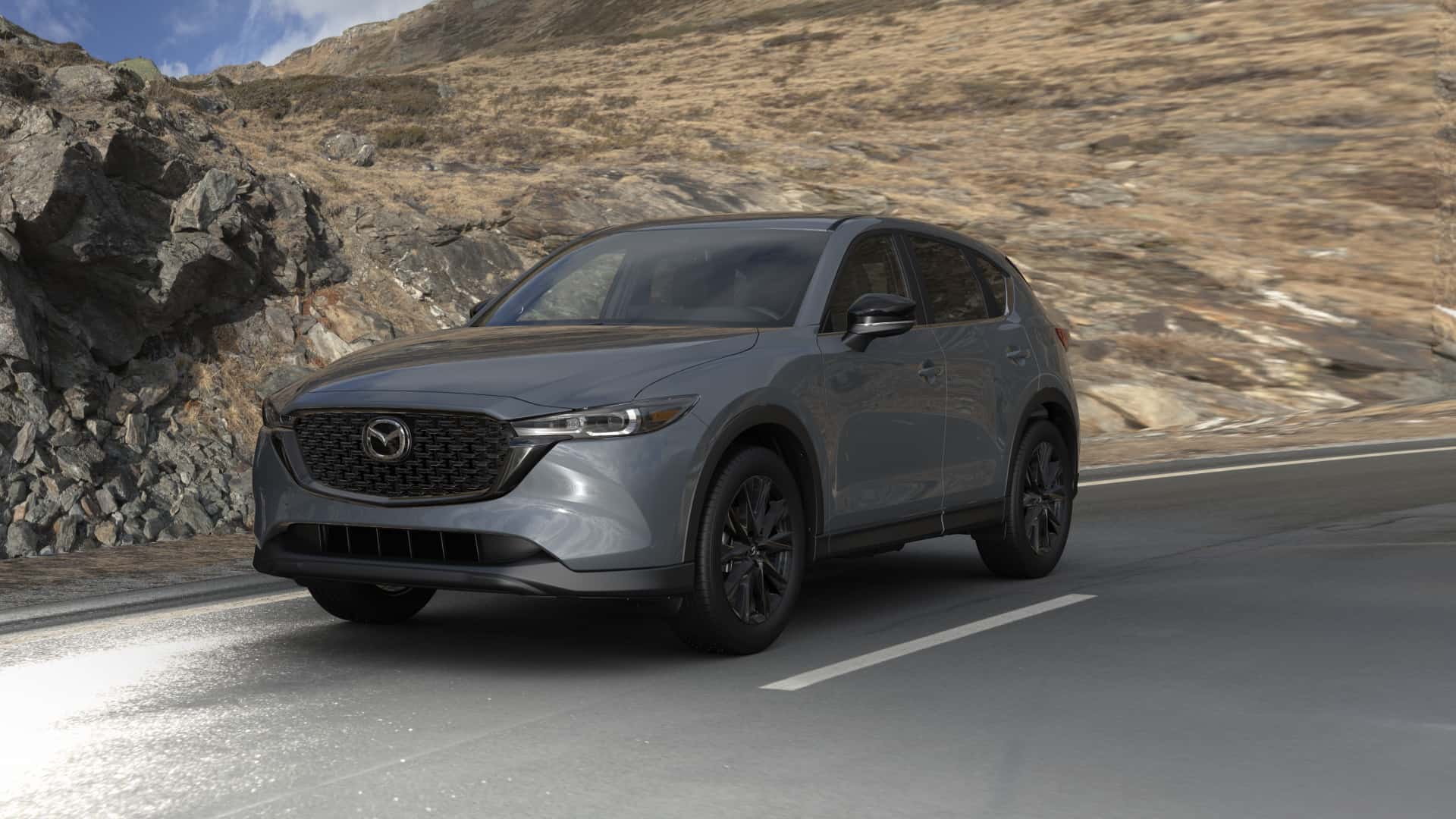 2023 Mazda CX-5 2.5 S Carbon Edition Polymetal Gray Metallic | Seacoast Mazda in Portsmouth NH
