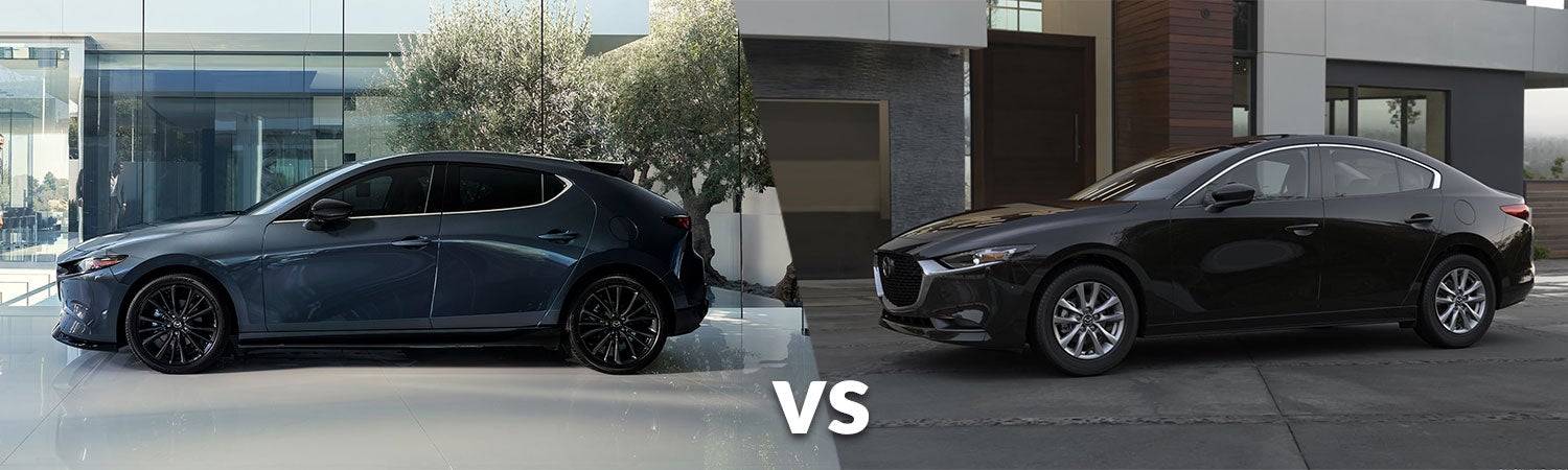2023 Mazda3 Hatchback vs 2023 Mazda3 Sedan