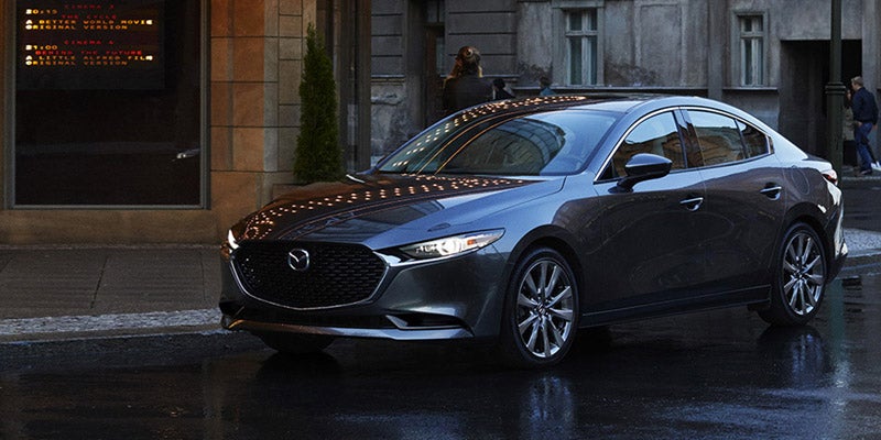 2019 Mazda3 with a gray exterior.