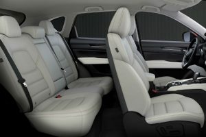 2017 Mazda CX-5 front and rear interior passenger space_o