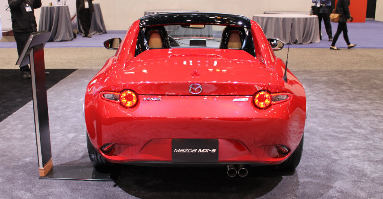2017 Mazda MX-5 Miata RF Chicago Auto Show rear end design