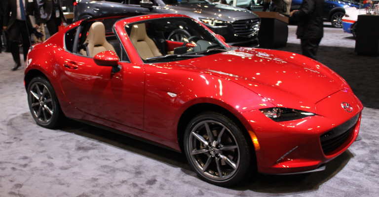 2017 Mazda MX-5 Miata RF Chicago Auto Show side profile
