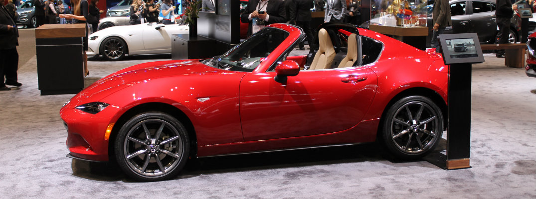 2017 Mazda MX-5 Miata RF display at 2017 Chicago Auto Show