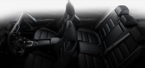 2017 Mazda6 Black Leatherette interior