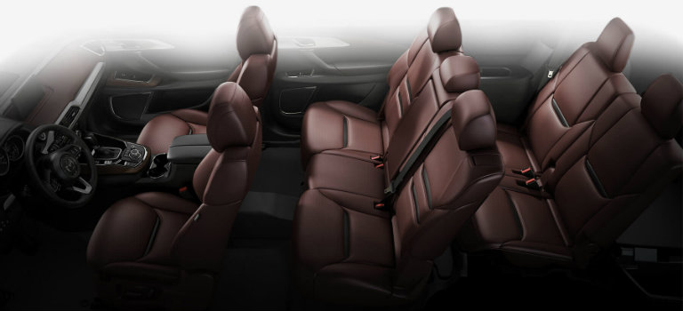 2017 Mazda CX-9 Auburn Nappa Leather interior