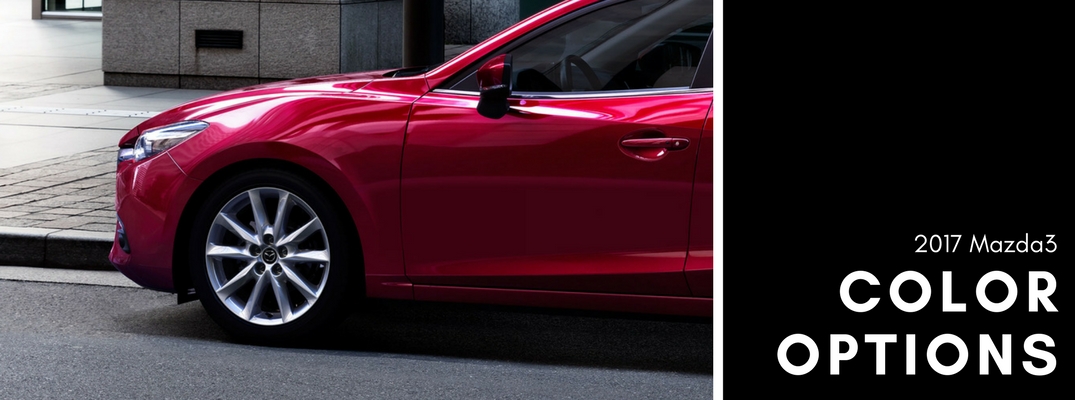 2017 Mazda3 color options