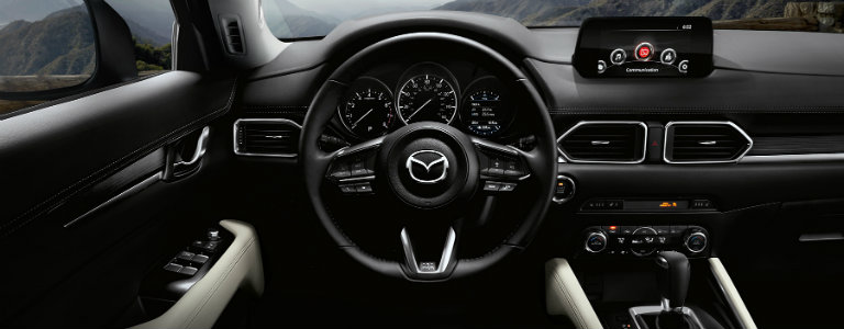 2017 Mazda CX-5 steering wheel dashboard