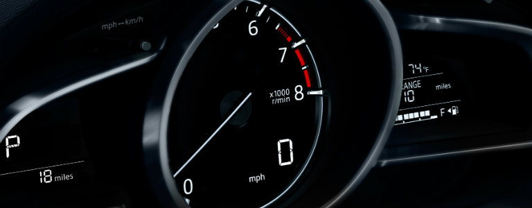 2018 Mazda3 instrument gauges