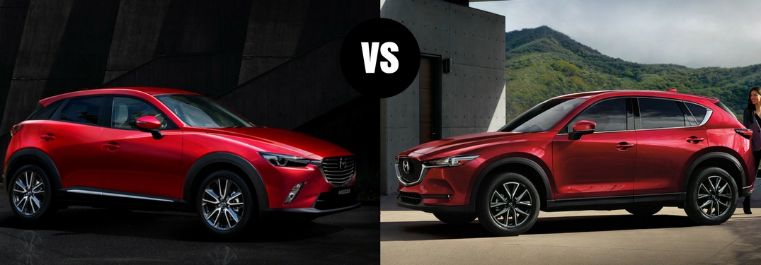 Mazda CX-3 vs CX-5 dimensions