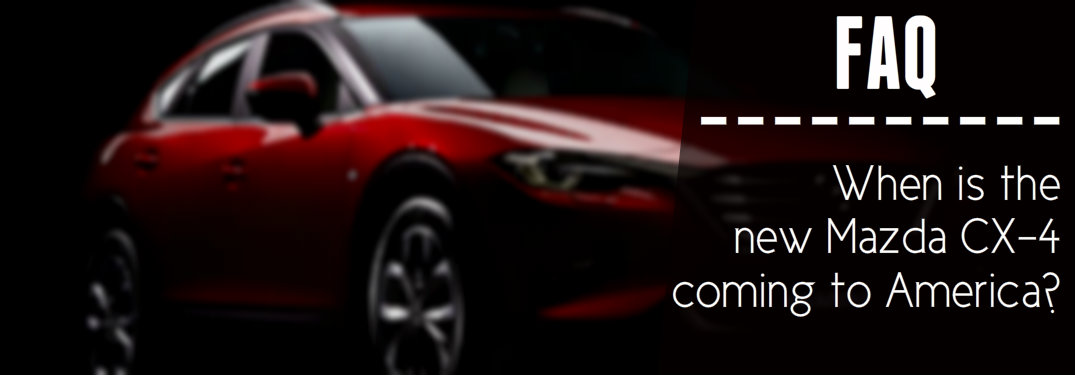 Mazda CX-4 American release date
