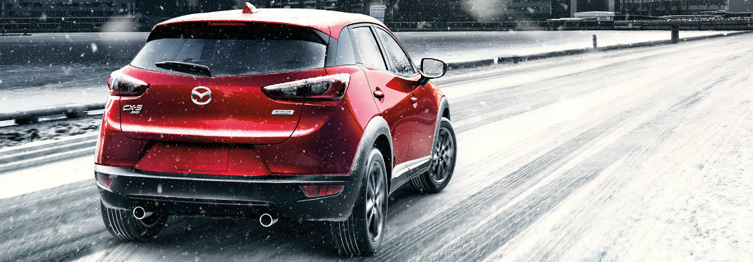 2018-Mazda-CX-3-driving-on-snow-covered-road