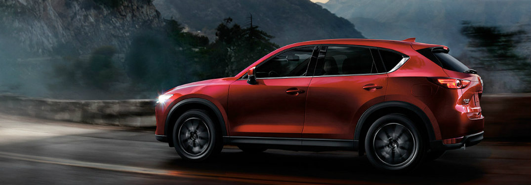 2018 Mazda CX-5 using its safety features