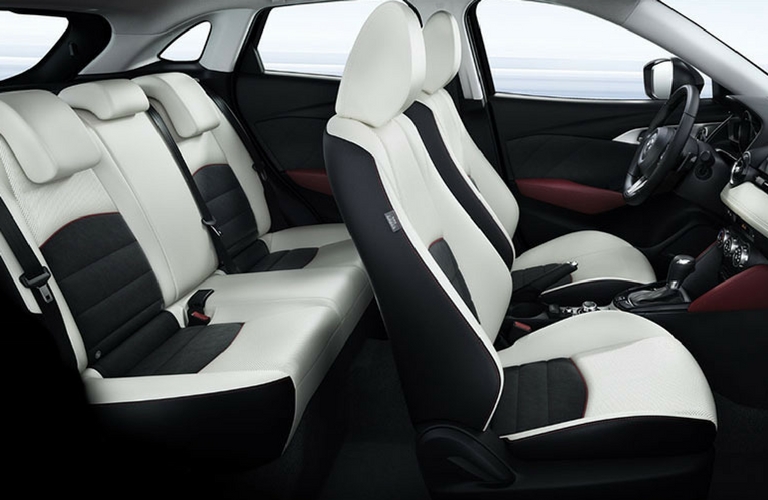 2018 Mazda CX-3 side view of seats.