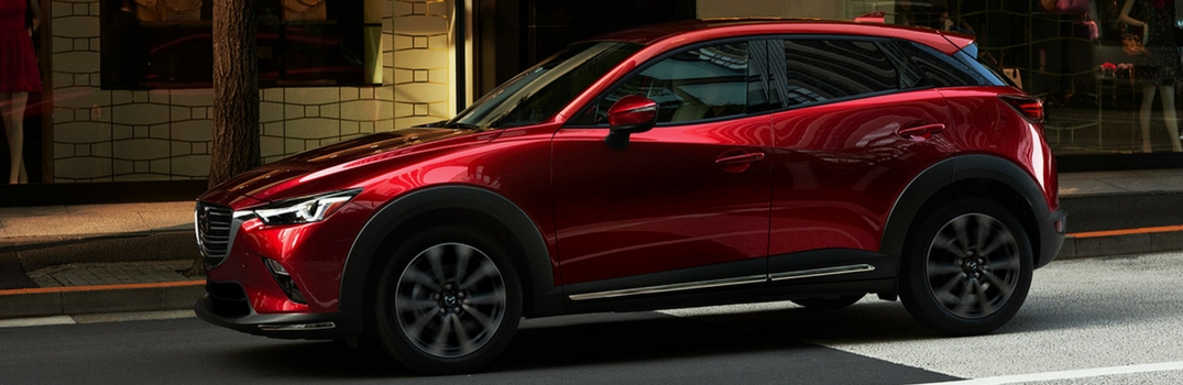 2019 Mazda CX-3 parked outside.