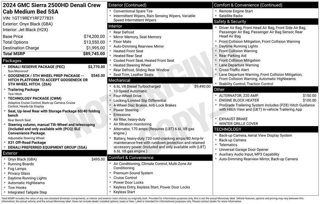 2024 GMC Sierra 2500HD Denali