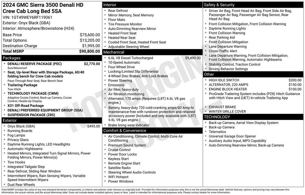2024 GMC Sierra 3500HD Denali