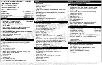 2025 GMC Sierra 2500HD AT4X