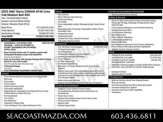 2025 GMC Sierra 2500HD AT4X