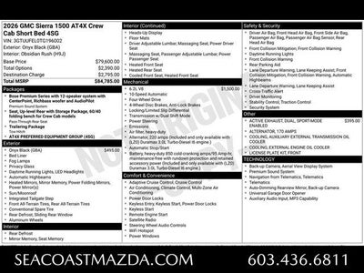 2026 GMC Sierra 1500 AT4X