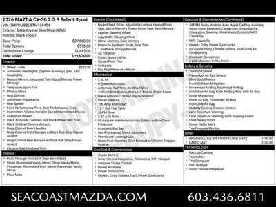 2026 Mazda Mazda CX-30 2.5 S Select Sport AWD