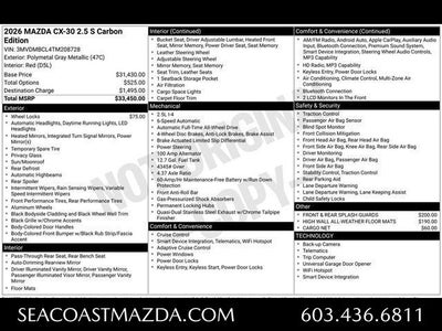 2026 Mazda Mazda CX-30 2.5 S Carbon Edition AWD