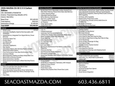 2026 Mazda Mazda CX-30 2.5 S Carbon Edition AWD