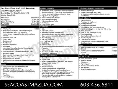 2026 Mazda Mazda CX-30 2.5 S Premium AWD