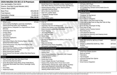 2026 Mazda Mazda CX-30 2.5 S Premium AWD
