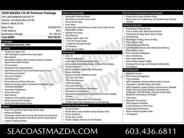 2020 Mazda Mazda CX-30 Premium