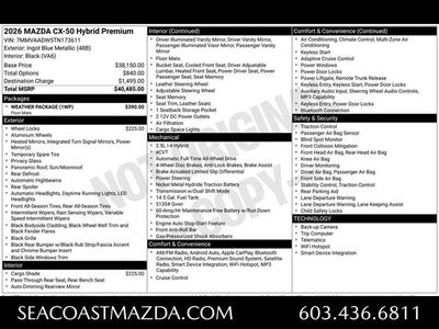 2026 Mazda Mazda CX-50 Hybrid Premium AWD