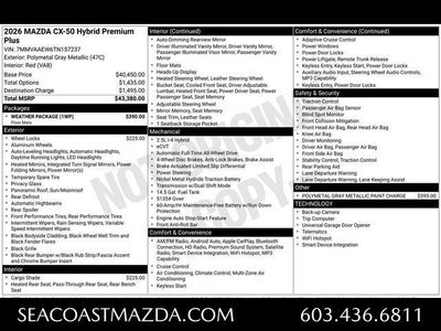 2026 Mazda Mazda CX-50 Hybrid Premium Plus AWD