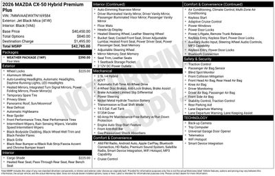 2026 Mazda Mazda CX-50 Hybrid Premium Plus AWD