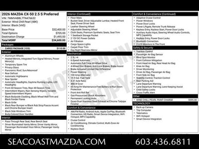 2026 Mazda Mazda CX-50 2.5 S Preferred AWD