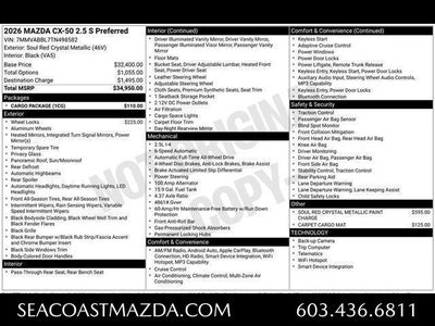 2026 Mazda Mazda CX-50 2.5 S Preferred AWD