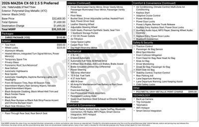 2026 Mazda Mazda CX-50 2.5 S Preferred AWD