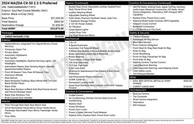 2024 Mazda Mazda CX-50 2.5 S Preferred Package