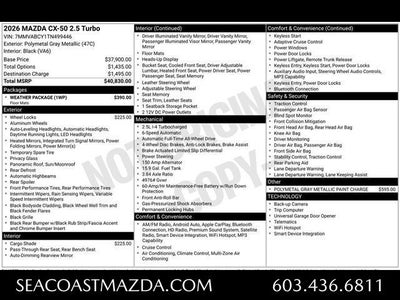 2026 Mazda Mazda CX-50 2.5 Turbo AWD