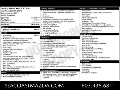 2026 Mazda Mazda CX-50 2.5 Turbo AWD