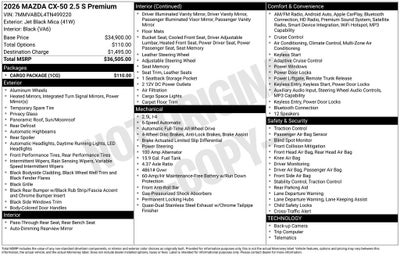 2026 Mazda Mazda CX-50 2.5 S Premium AWD