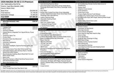 2026 Mazda Mazda CX-50 2.5 S Premium AWD