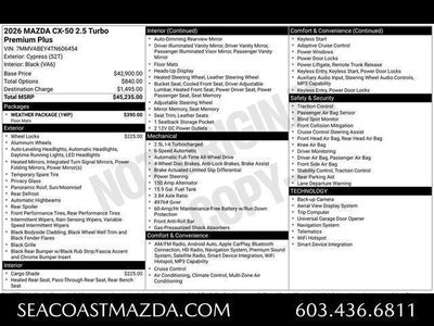 2026 Mazda Mazda CX-50 2.5 Turbo Premium Plus AWD