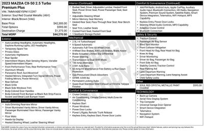 2023 Mazda Mazda CX-50 2.5 Turbo Premium Plus Package