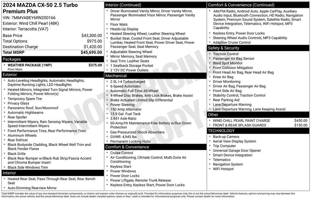 2024 Mazda Mazda CX-50 2.5 Turbo Premium Plus Package