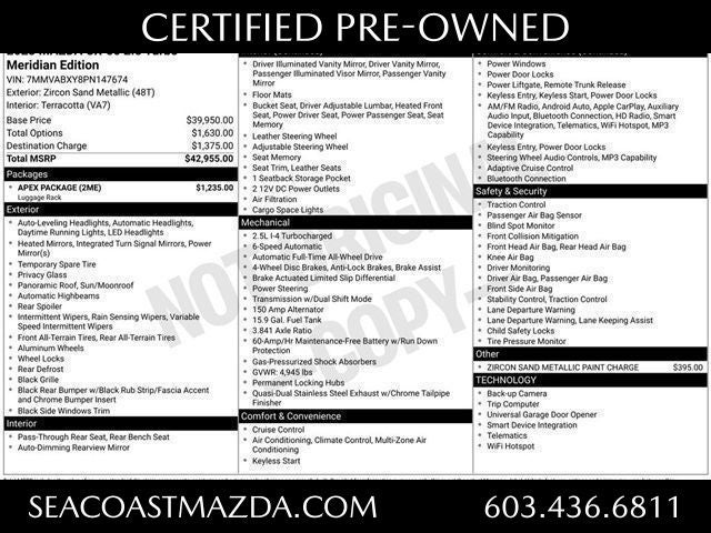 2023 Mazda Mazda CX-50 2.5 Turbo Meridian Edition