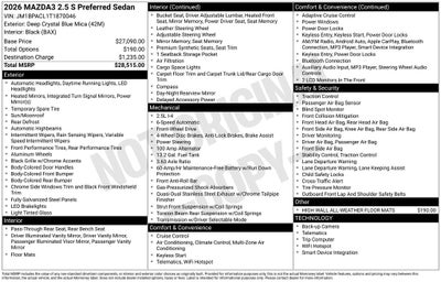 2026 Mazda Mazda3 Sedan 2.5 S Preferred