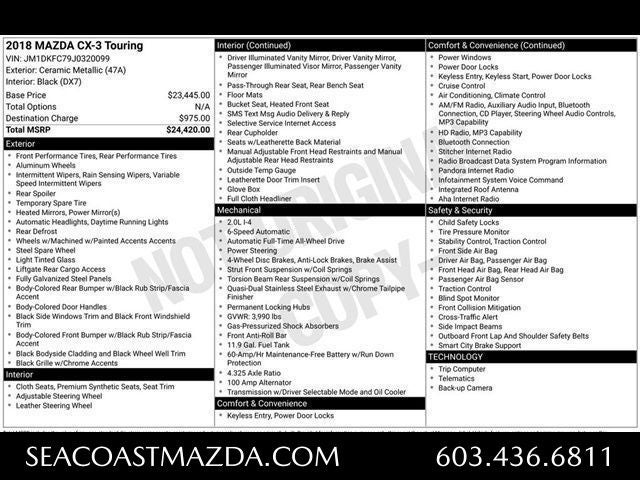 2018 Mazda Mazda CX-3 Touring