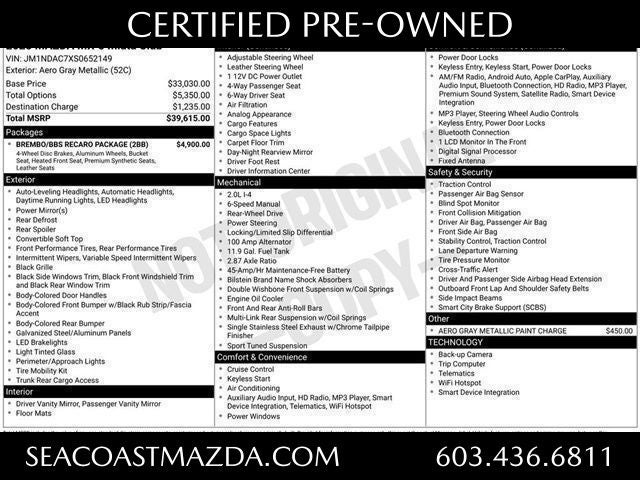 2025 Mazda Mazda MX-5 Miata Club