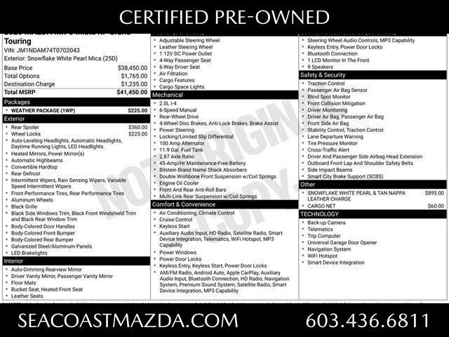 2026 Mazda Mazda MX-5 Miata RF Grand Touring