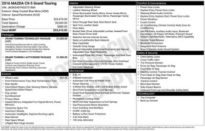 2016 Mazda Mazda CX-5 Grand Touring