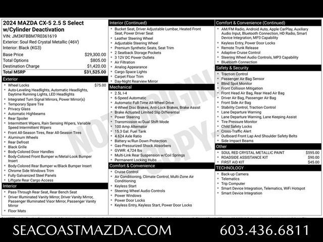 2024 Mazda Mazda CX-5 2.5 S Select Package